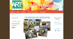 Desktop Screenshot of kenoshaartassociation.org