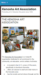 Mobile Screenshot of kenoshaartassociation.org