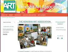 Tablet Screenshot of kenoshaartassociation.org